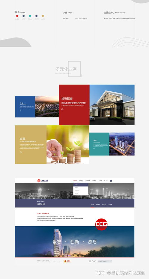 集團網站建設 廣東中天集團案例分享