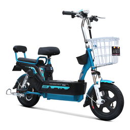 小刀電動車新款48V20Ah滑板電動自行車 雙人代步踏板車金鑰匙 啞光金屬藍(lán)綠電動車
